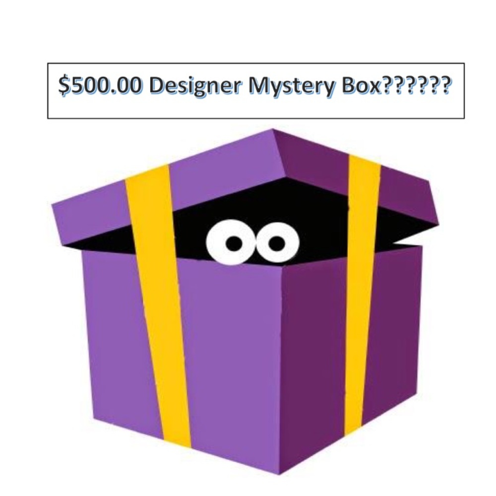 Men’s $500.00 Designer Mystery Box!!!!!